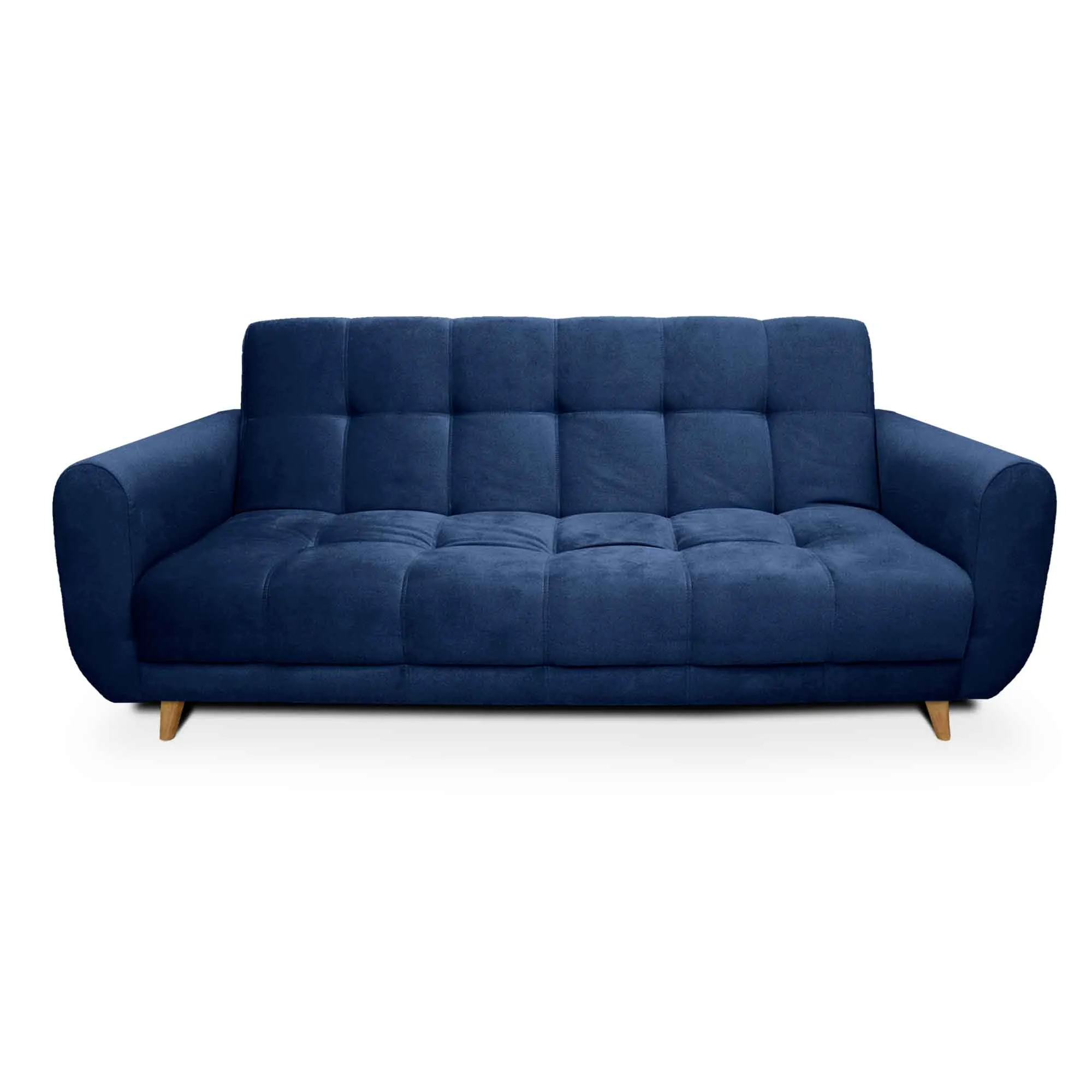 Sofa Cama Comfort Sistema Clic Clac Azul Turqui