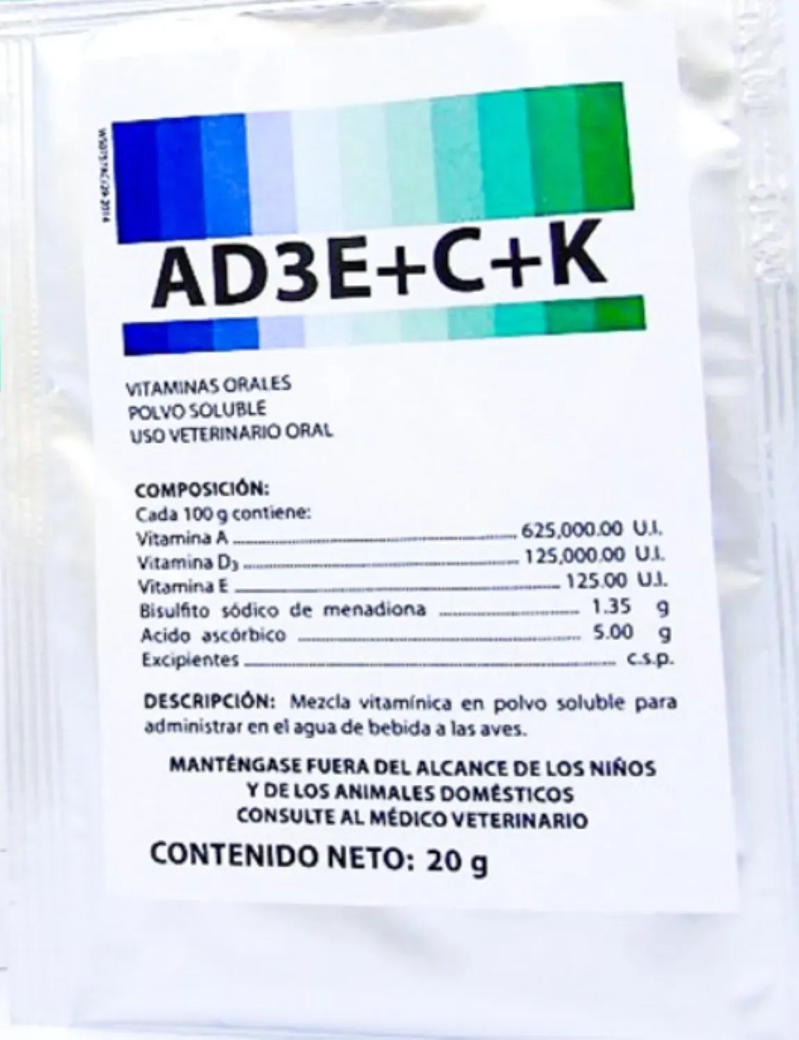 Vitam Ad3E+C+K Sobre x 20 Grs