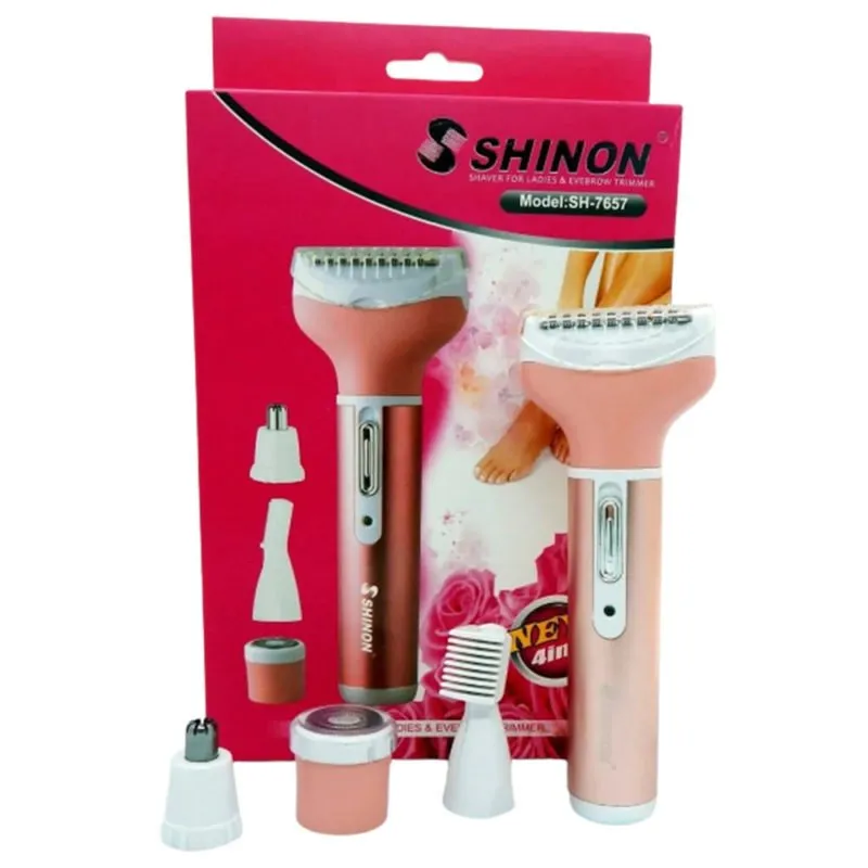 Depiladora Mujer Recargable 4 en 1 Rasuradora Shinon SH-7657