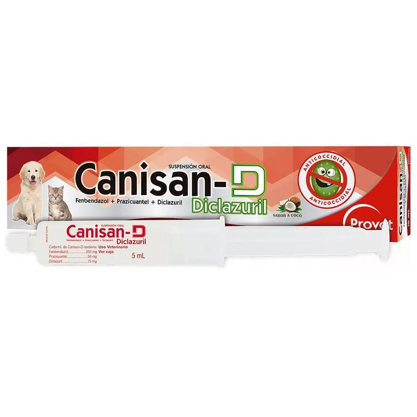 Canisan-D Antiparasitario Perros Gatos 5 Ml