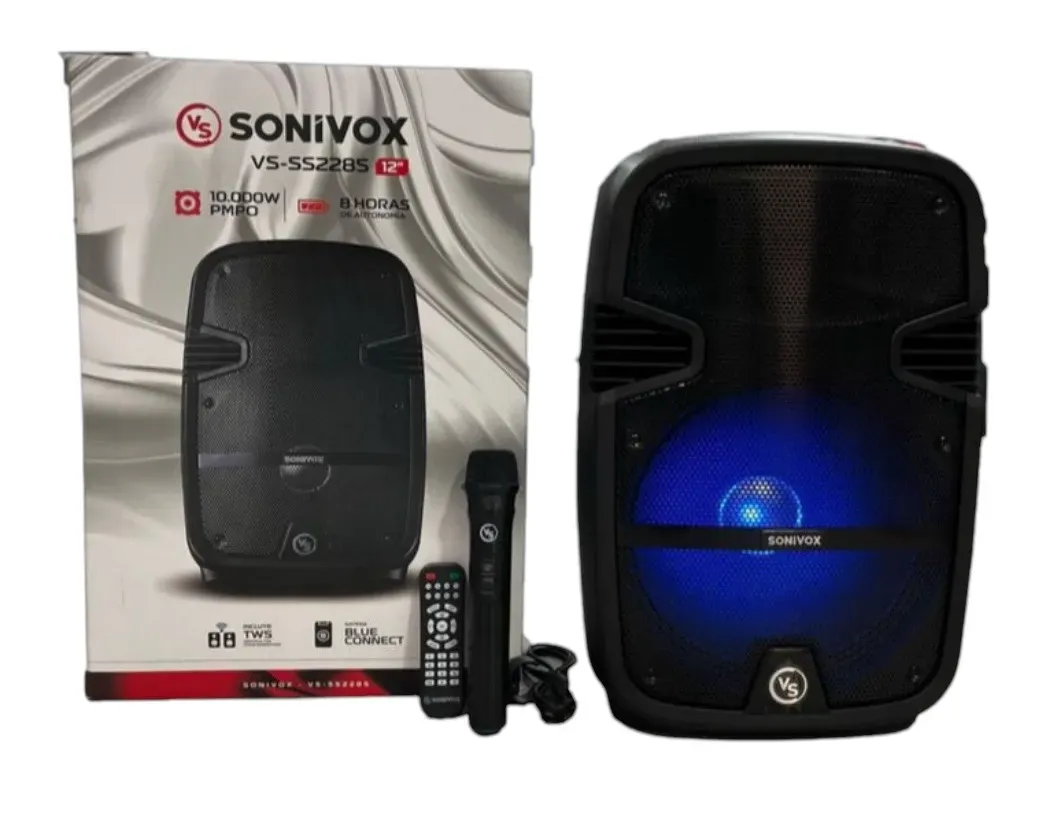 Cabina Parlante 12 Pulgadas Sonivox Vs-s2285 