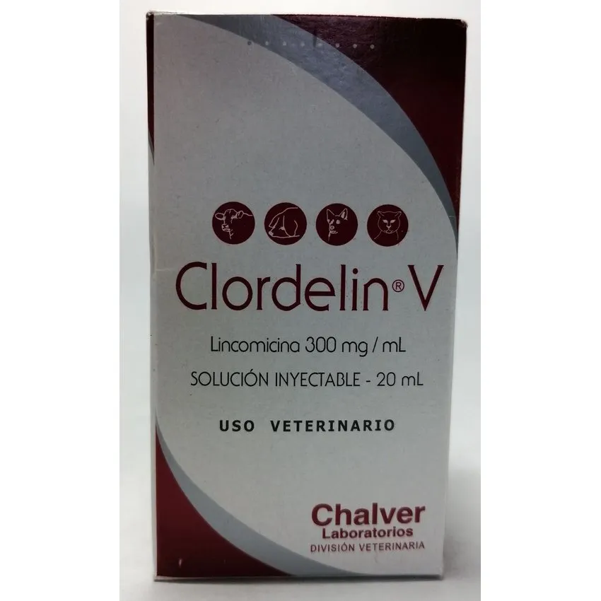 Clordelin Antimicrobiano Inyectable Perros 20Ml