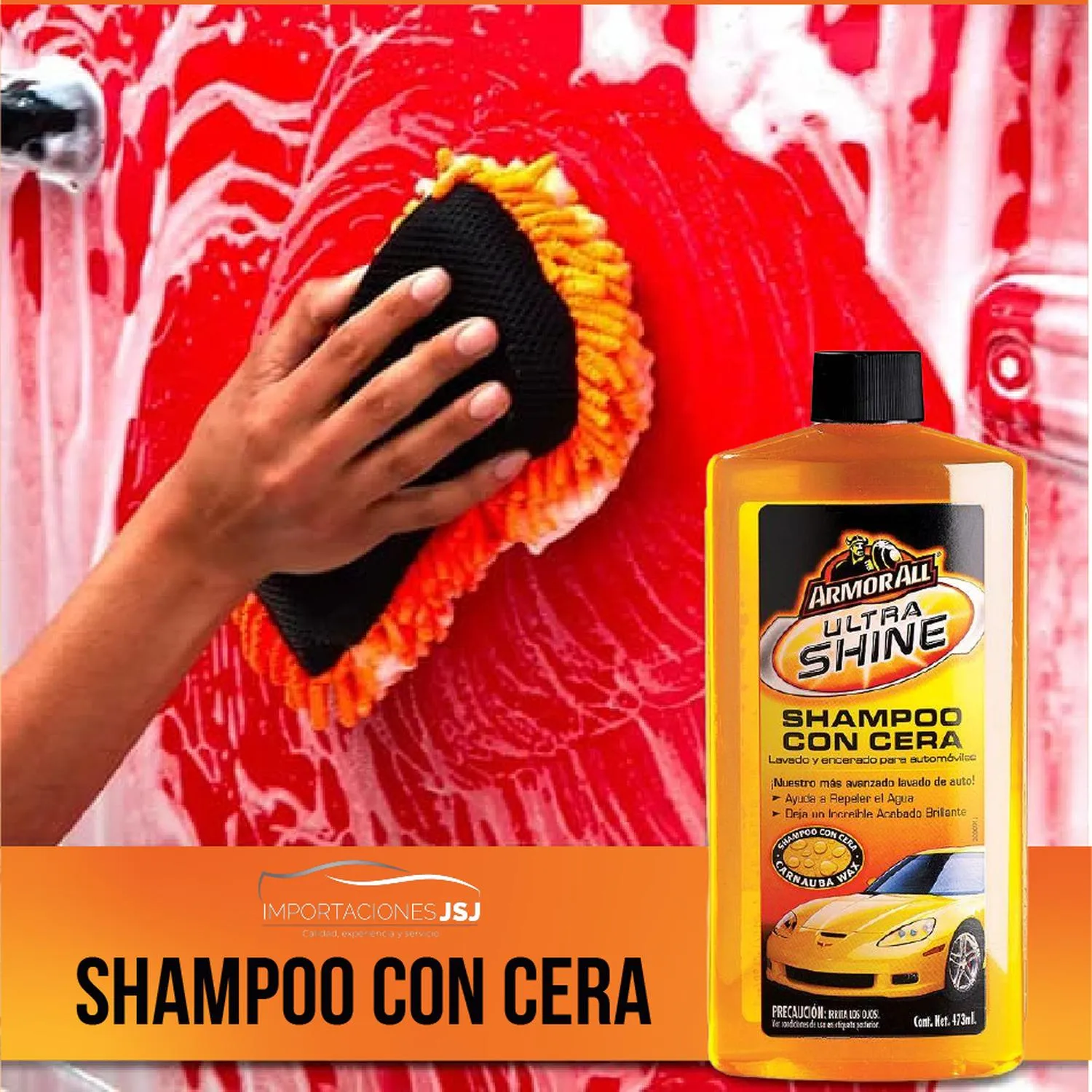 Shampoo Con Cera de Carnauba Armorall 473ml