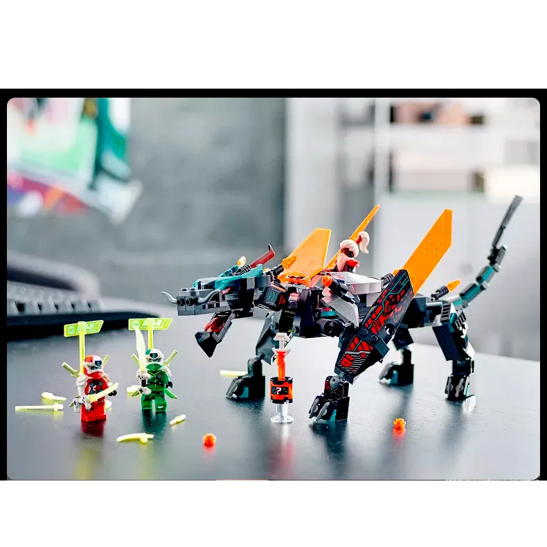 Juguete Armable Dragón Ninjas Armatodo Construcción 302 Pcs