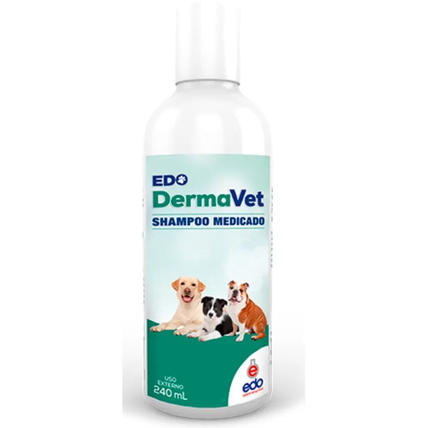 Dermavet Shampoo Medicado Perros Gatos 240Ml