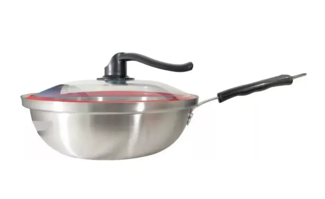 Sarten Antiadherente 30 Cm Wok Tapa De Vidrio