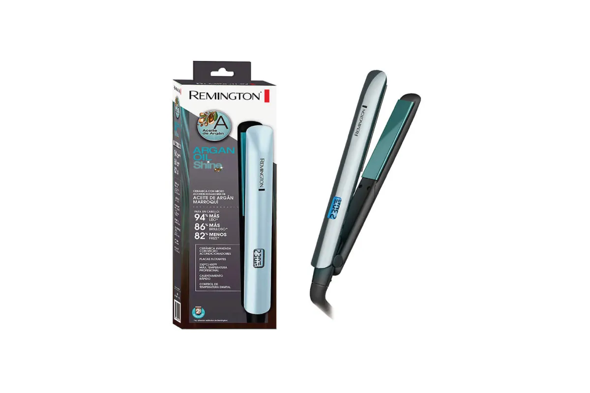 Plancha De Cabello Remington Argan Oil Shine  Producto 100% Original