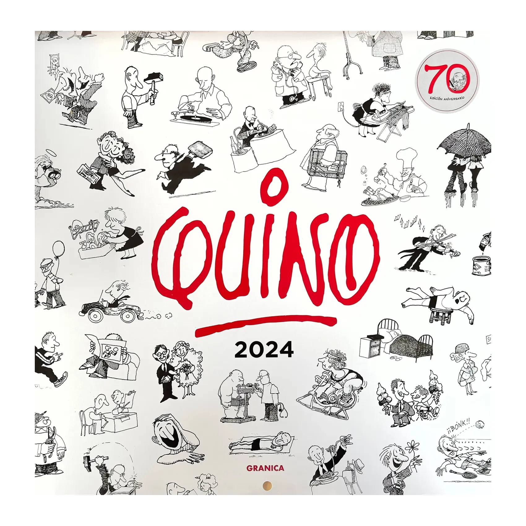 Calendario De Pared Quino. 2024