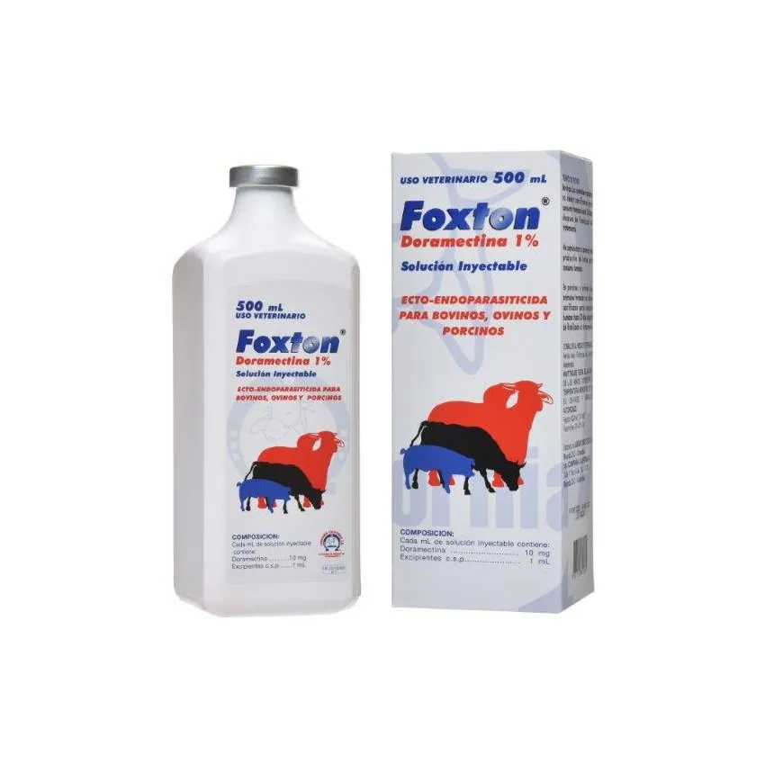 Foxton Antiparasitario Inyectable Bovinos 500Ml