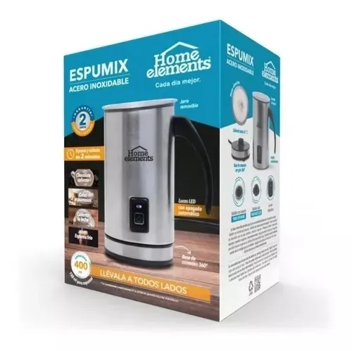 Chocolatera Espumix Home Elements 400ml Acero Inoxidable