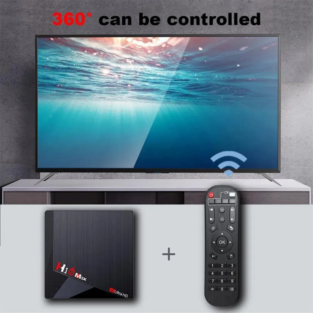 Tv Box Convertidor A Smart 4K H10 Max Android 11.1 4Gb Ram 32Gb Rom