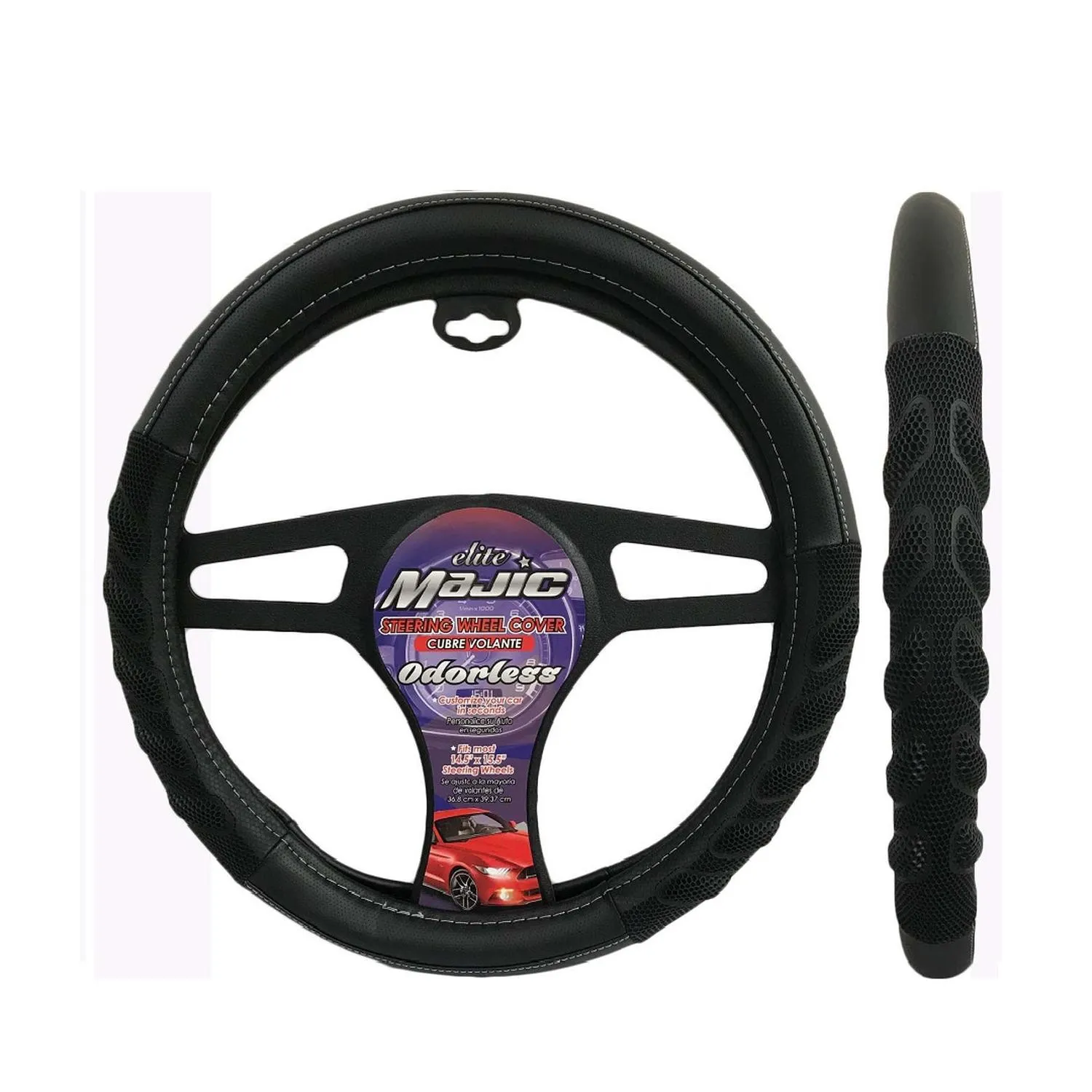 Cubre Volante Power Grip Negro/Negro