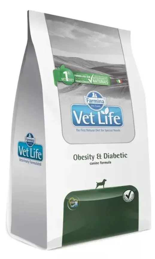 Vet Life Canine Perros Obesity Diabetic Obesidad 2kg