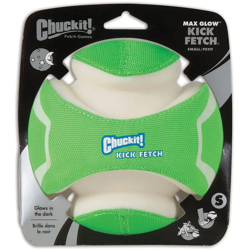 Juguete Perros Chuckit Kick Fetch Max Glow Fluorecente Small