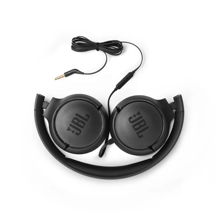 Audífonos De Diadema JBL Alámbricos On Ear T500 Negro