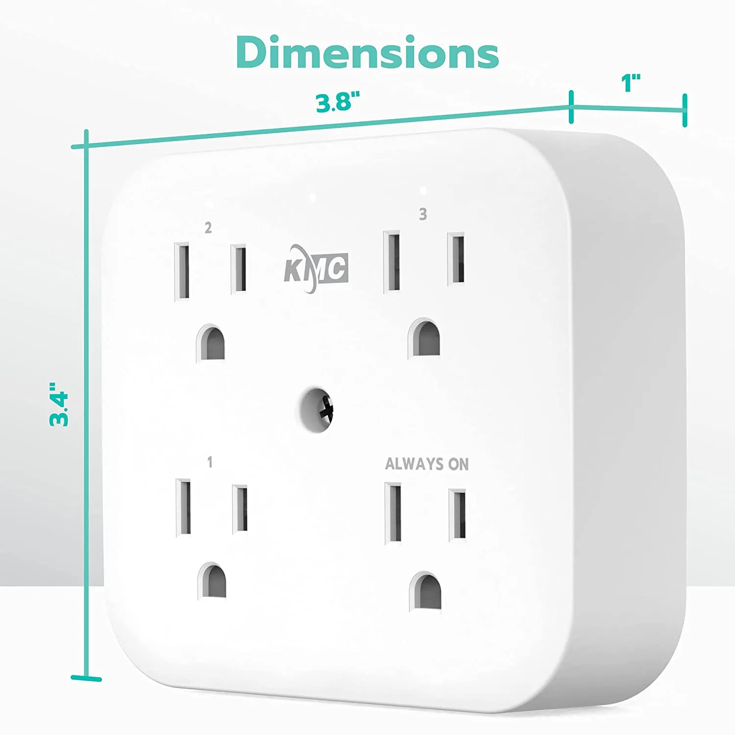 Multitoma Inteligente Wifi Alexa Google X 4 Enchufes