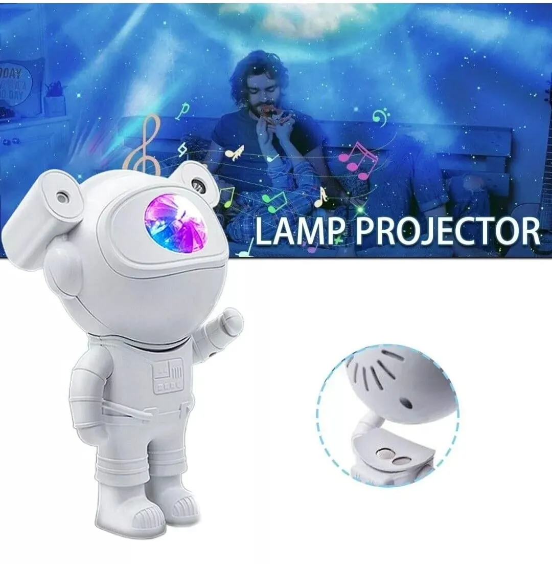 Lampara Proyector Galaxias Parlante Con Control Led Rgb