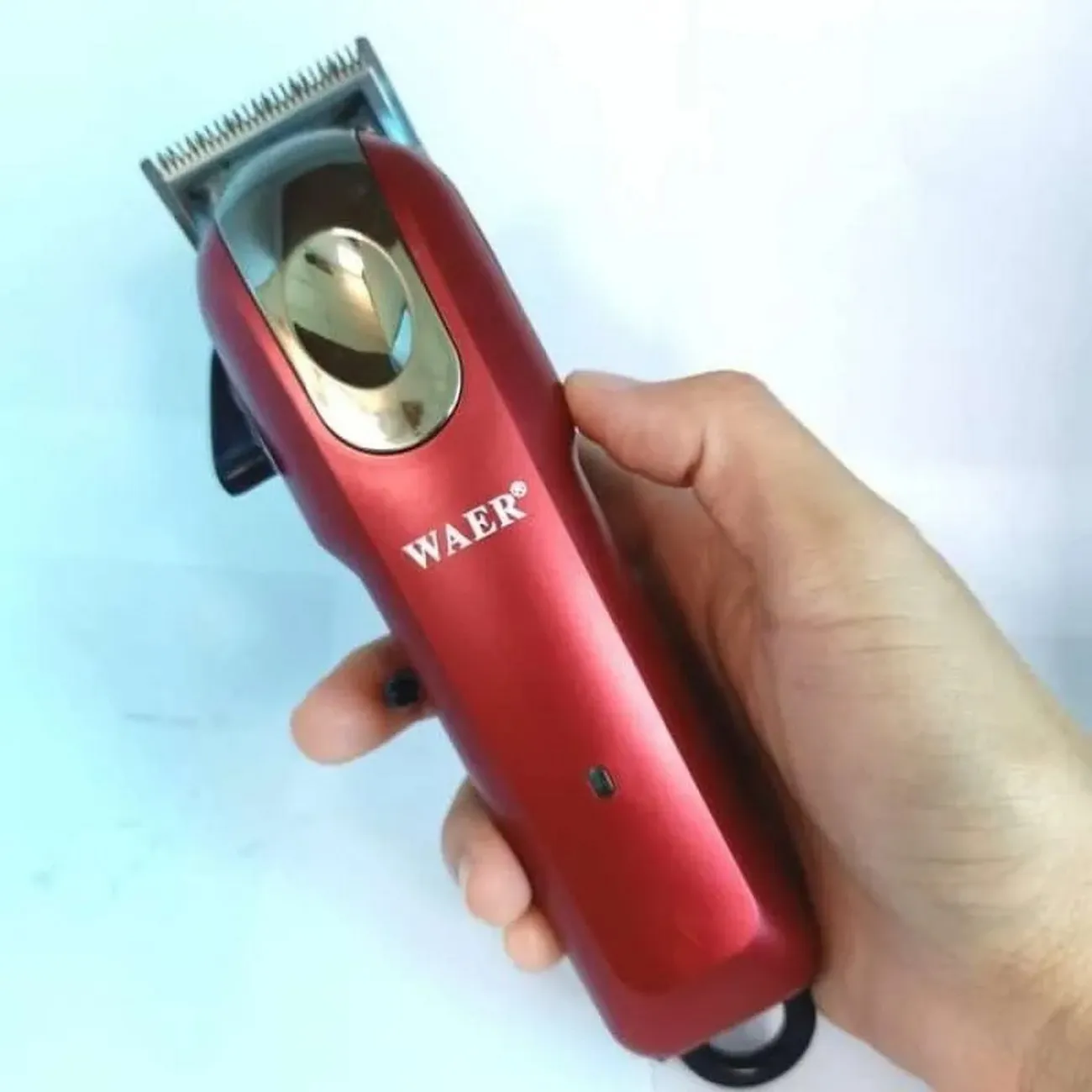 Maquina Peluqueria Cortadora De Pelo Waer Wa-3039 Recargable