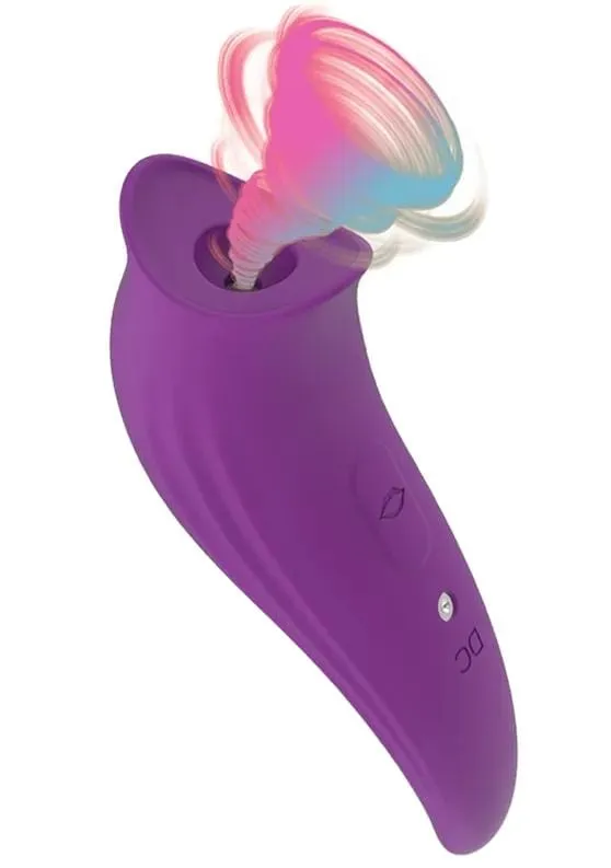 Vibrador succionador de clítoris 7 velocidades recargable usb