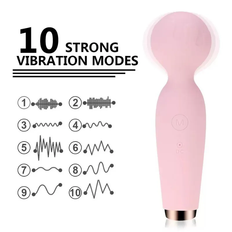 Vibrador varita mágica av lilo recargable