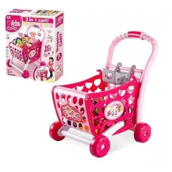 Carrito Mercado Juguete Rosa Niñas