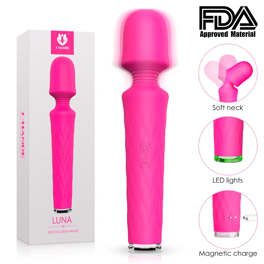 Vibrador Luna Magenta Shande