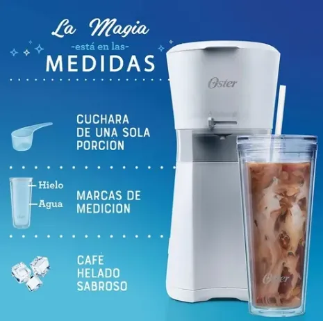 Cafetera Oster® Para Café Helado Bvstdc01g Con Accesorios