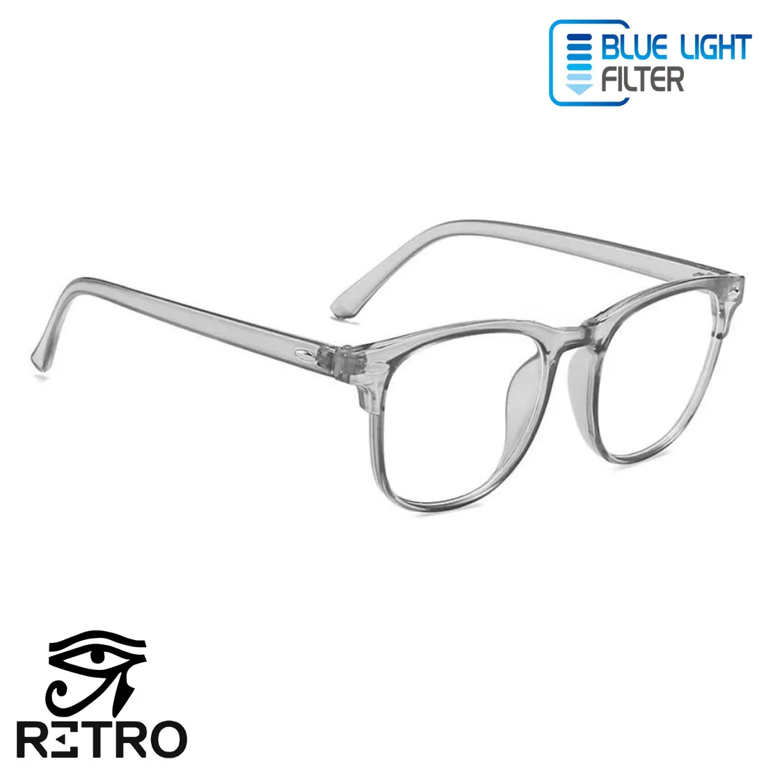 Gafas Óptica Descanso RETRO® Horus ICE Marco Original Luz Azul AntiBlue Gamer PC