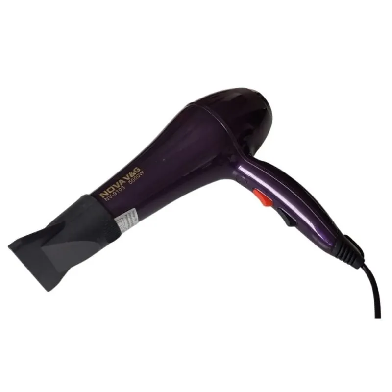 Secador De Pelo Cabello Profesional Caliente Frio 5000W NOVA V&G NV-9103