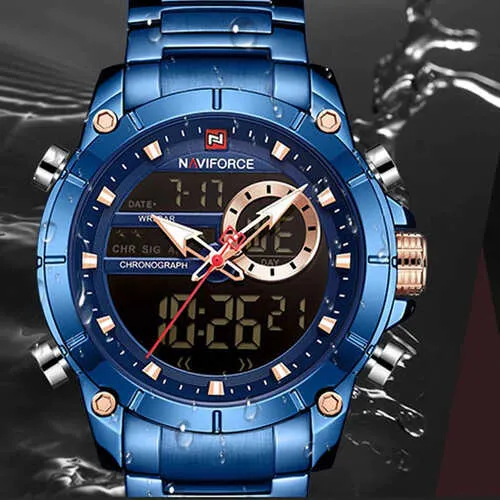 Reloj Naviforce Original NF9163 Azul