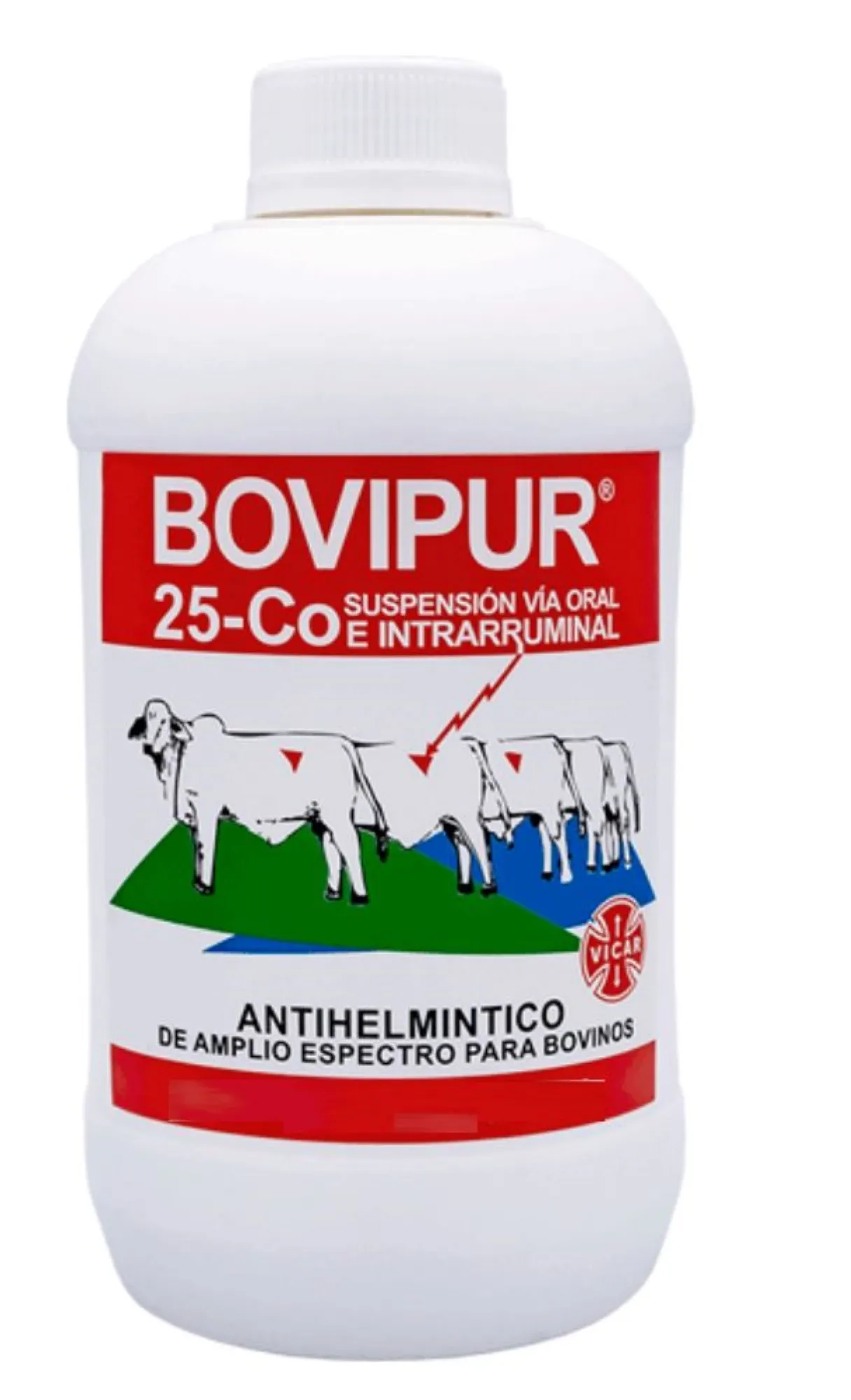 Bovipur 25% Co Antiparasitario Suspension Oral x1L