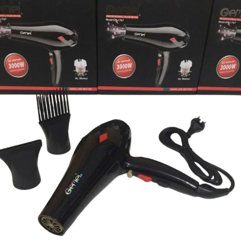 Secador De Pelo Profesional 3000w Gemei Gm-1767