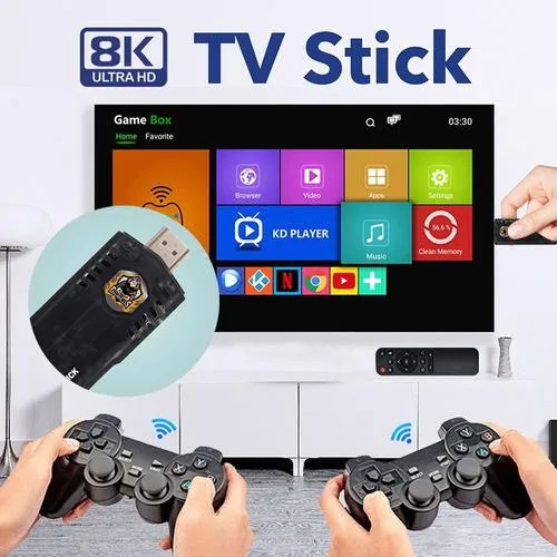 Consola De Juegos Android + Tv Box Retro Game Stickwireless