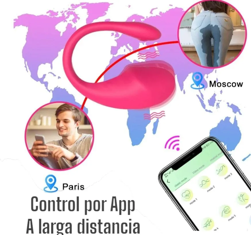 Huevo Vibrador Interactivo Control Por App Y Bluetooth Videochat