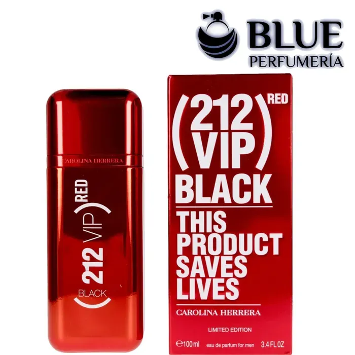 212 Vip Black Red Carolina Herrera Hombre