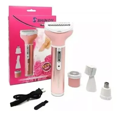 Depiladora Recargable 4 En 1 Mujer Sh-7657 Electri Shinon Envio Gratis