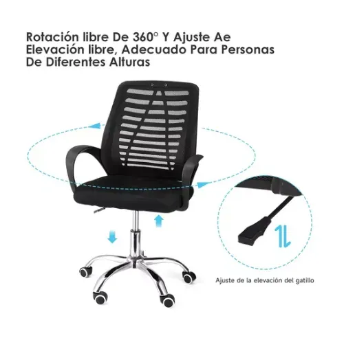 Silla Para Oficina Ejecutiva Ergonomica Escritorio Giratoria Envio Gratis