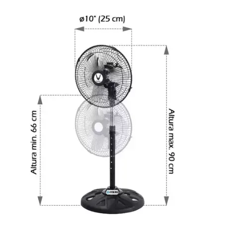 Ventilador De Oficina Alta Velocidad 3 En 1 Envio Gratis