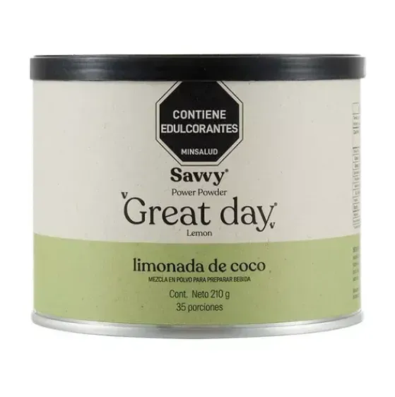 Savvy Great Day Sabor Limon Coco X 210 Envio Gratis