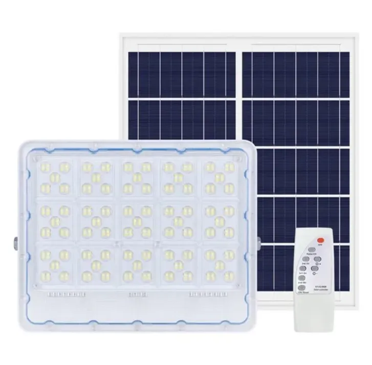 Lámpara Solar Led 400w Con Panel Y Control Remoto