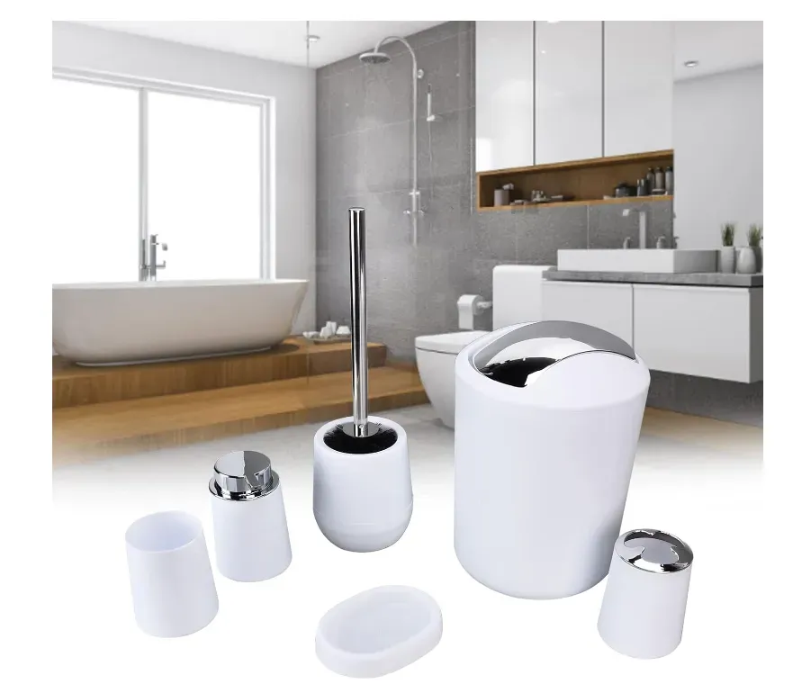 Juego De Accesorios De Baño Kit Baño X 6 Piezas