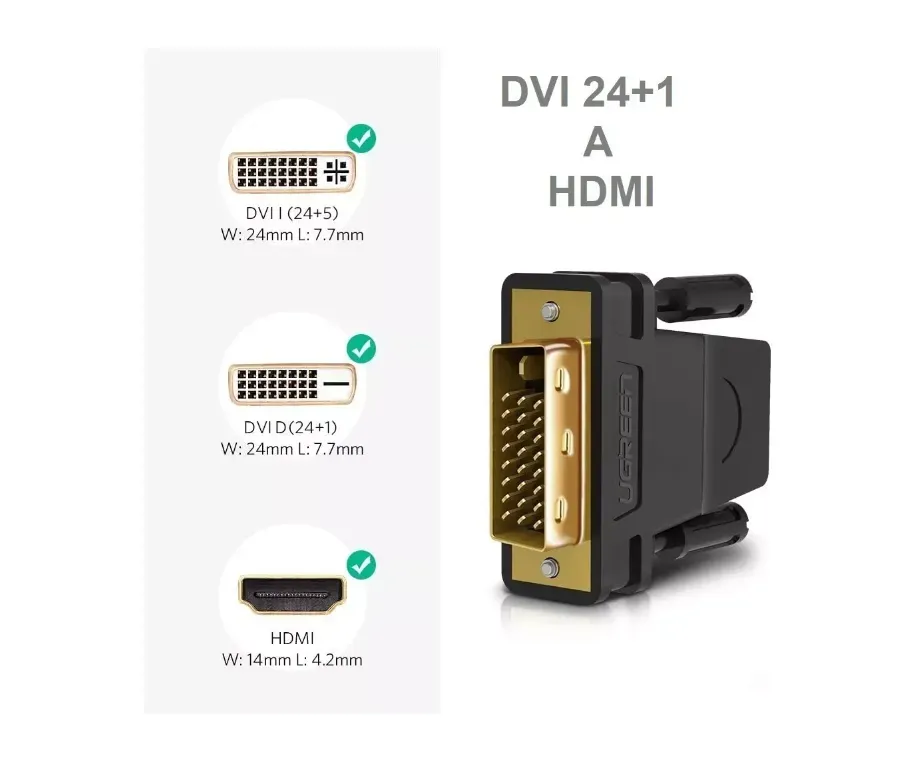 Convertidor Dvi A Hdmi - Dvi 24+1 - A Hdmi