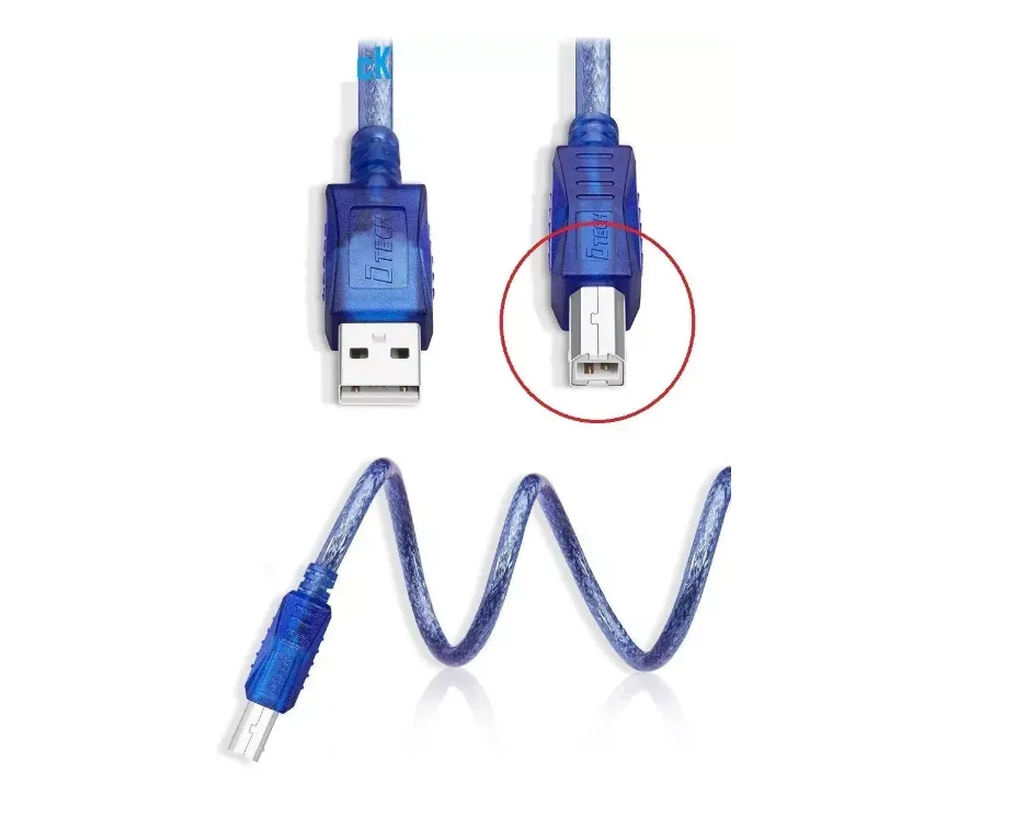 Cable Usb Para Impresora, De 1.8 Metros Oxigenado Con Filtro