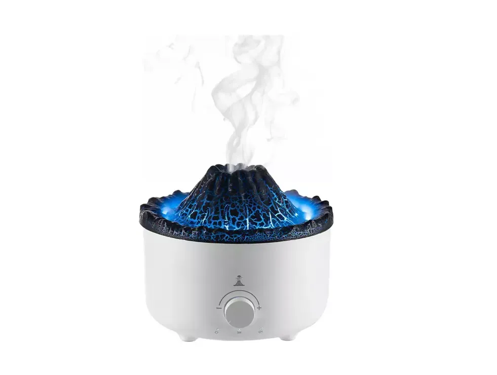 Humificador Volcan Difusor De Aromas Aire Volcanico Luz Led