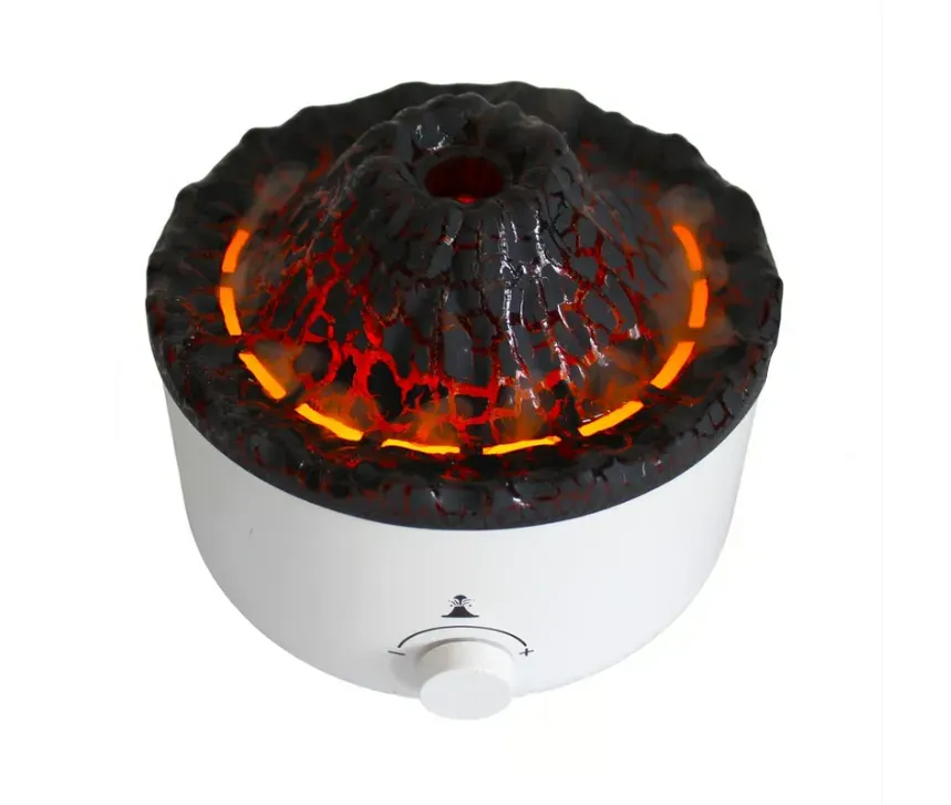 Humificador Volcan Difusor De Aromas Aire Volcanico Luz Led