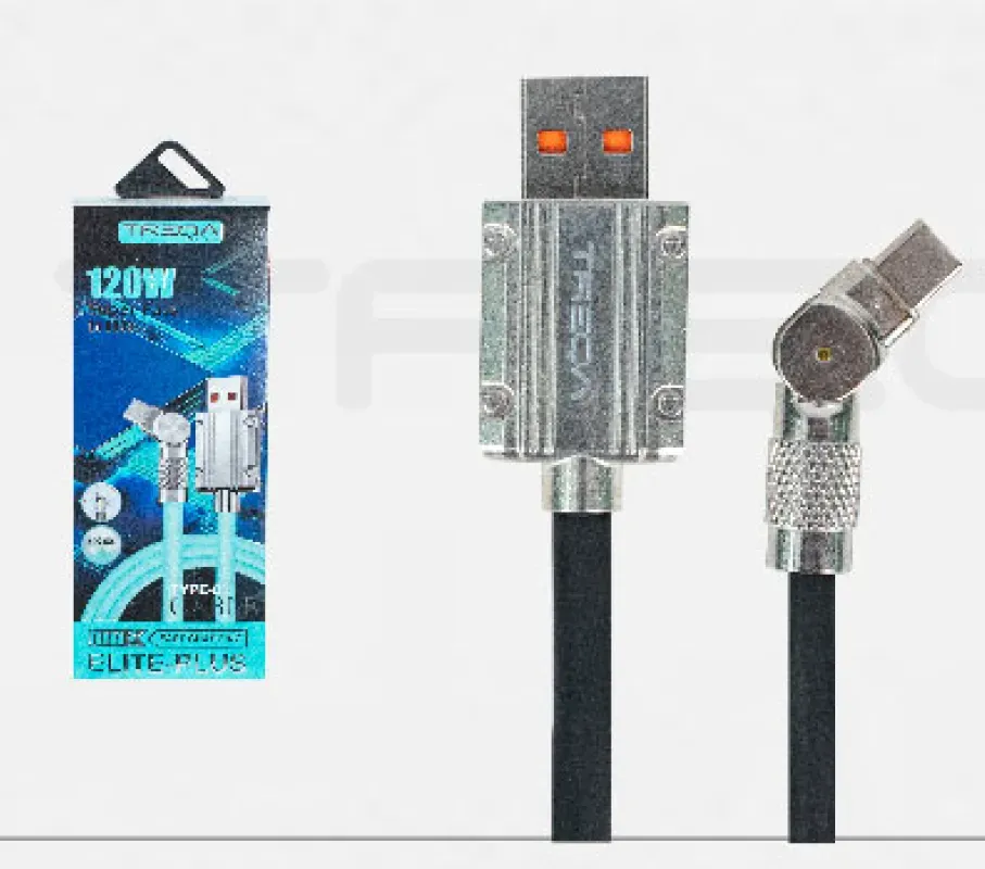 Cable De Carga Metalico Usb - Tipo C Treqa