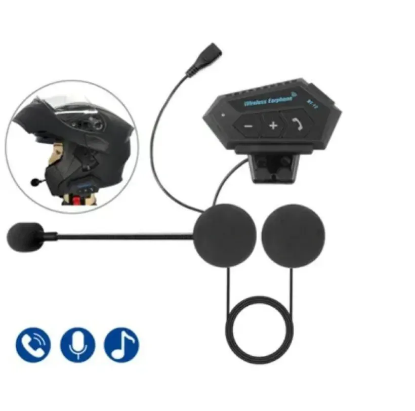 Auriculares Moto Intercomunicador Bluetooth Para Moto Bt12