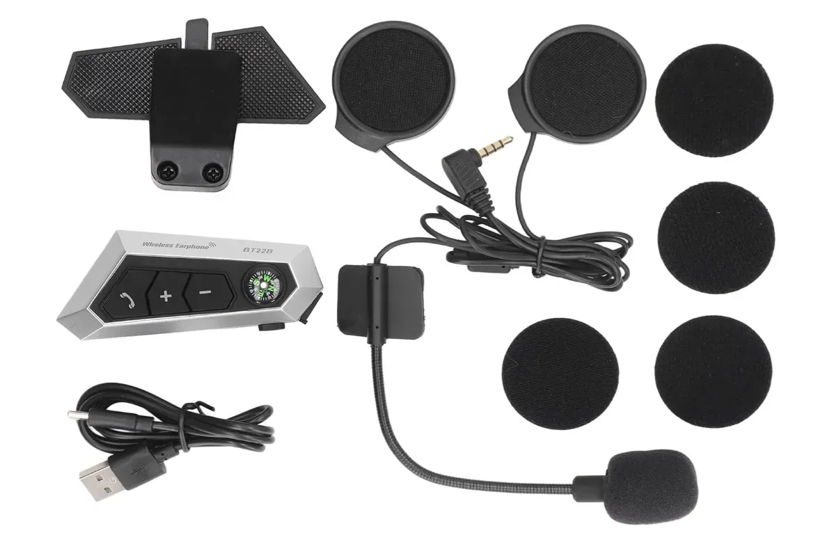 Intercomunicador Bluetooth Para Moto Bt22 Auriculares Moto