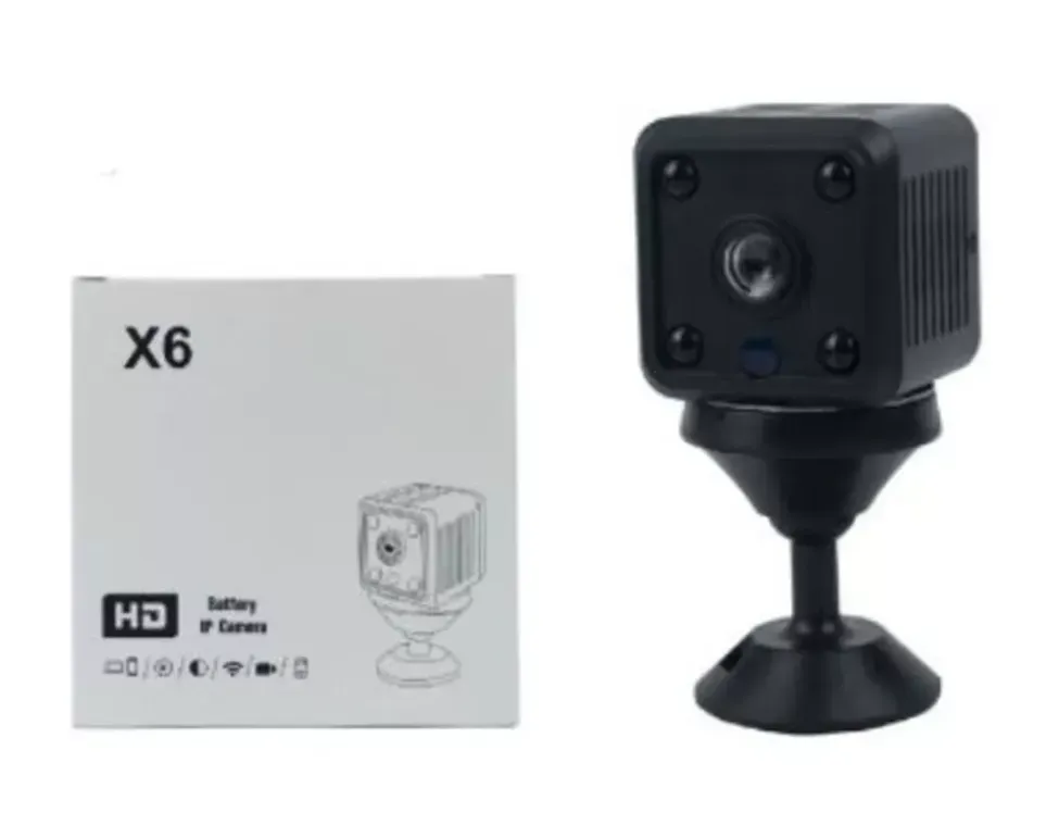 Cámara Mini Espía Wifi Inalámbrica Recargable Full Hd X6