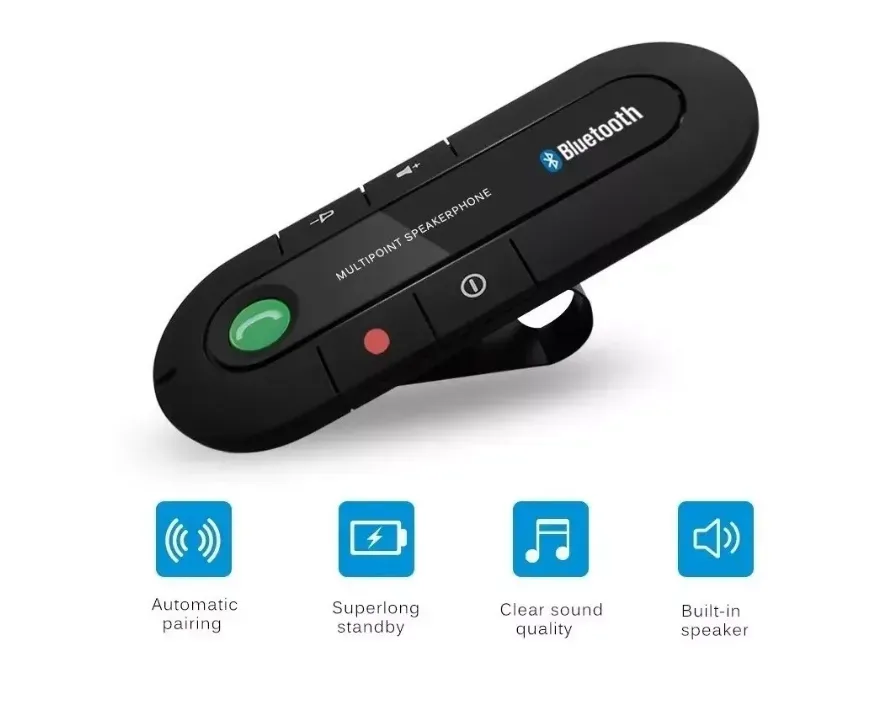 Bluetooth Para Carro Llamadas Manos Libres Free Kit